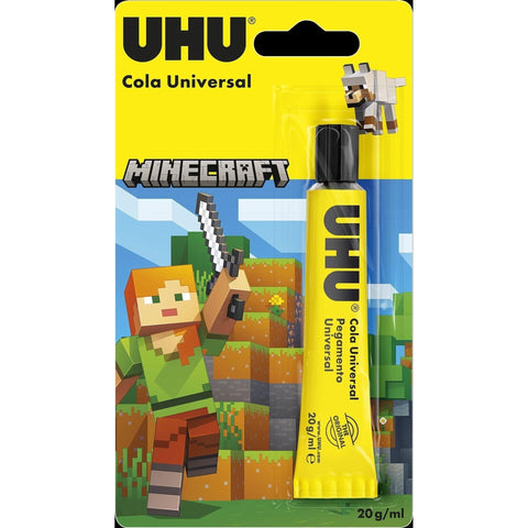 Cola Universal Líquida 20ml Edição Minecraft UHU