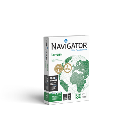 Resma de Papel de Impressão A4 500 Folhas 80g/m2 Navigator