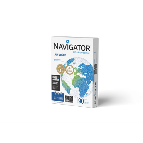 Resma de Papel de Impressão A4 500 Folhas 90g/m2 Navigator
