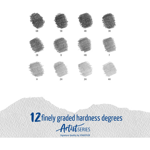 Lapis Staedtler Mars Lumograph 12 Unidades