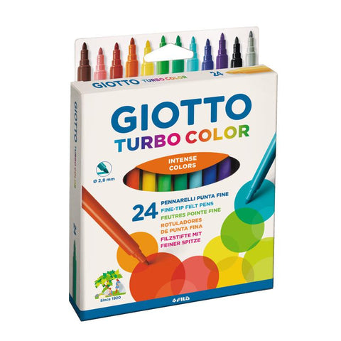 Marcadores de Colorir Finos Turbo Color Giotto