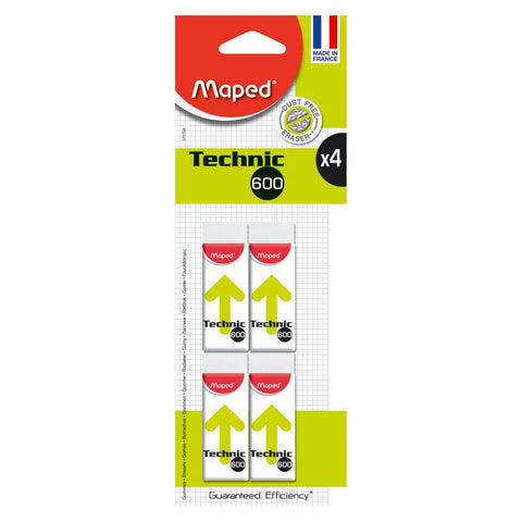 Borracha Branca Technic 4 unidades Maped