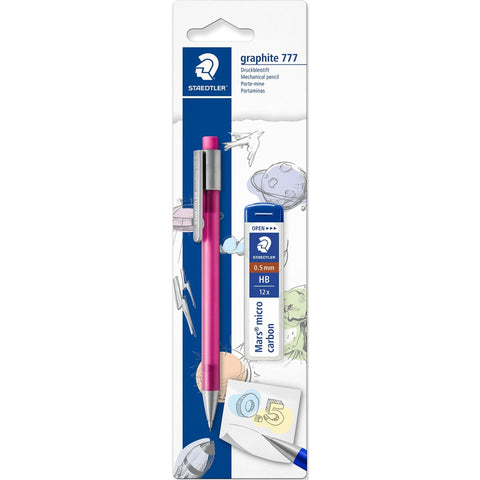 Lapiseira Graphite 777 + Tubo de Minas 0.5 mm HB Staedtler
