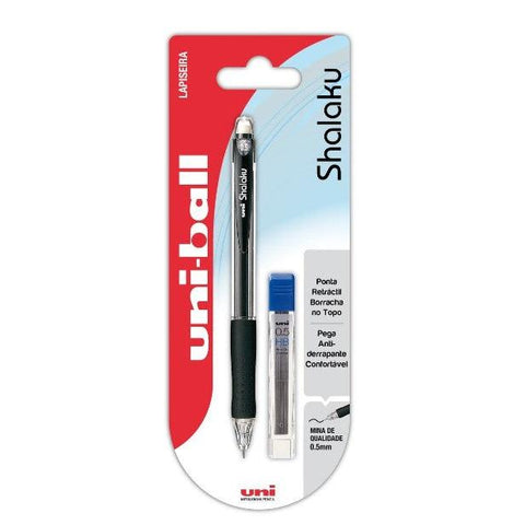 Lapiseira M5-100 0,5mm e 12 Minas HB Uni-ball