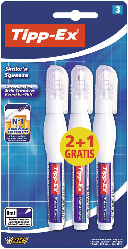 Corretor Shake N Squeeze 2+1 unidades