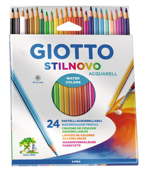 Lápis Cor Aguarela Sitlnovo 24 unidades Giotto