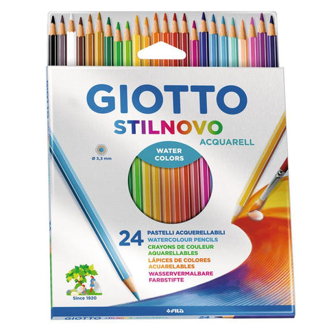 Lápis de Cor Aquarell Stilnovo 24 Unidades Giotto