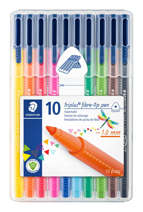 Marcador de Colorir Triplus Color 10 unidades Staedtler