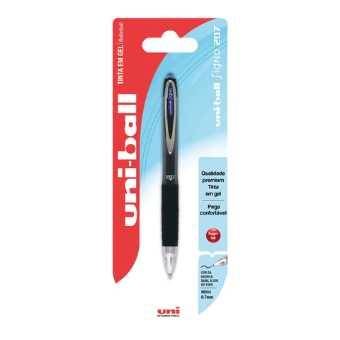 Roller Retrátil Signo de Tinta Gel Azul Uni-ball