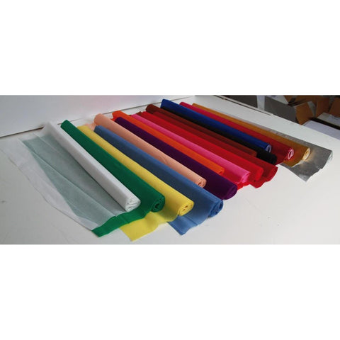Papel Crepe Amarelo 50x25cm Liderpapel