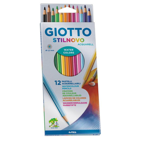 Lápis de Cor Aquarell Stilnovo 12 Unidades Giotto