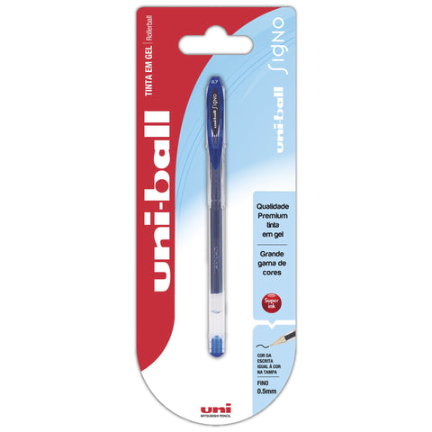 Esferográfica Signo Roller Gel Azul Uni-ball
