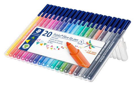 Marcadores de Colorir Triplus 20 unidades Staedtler