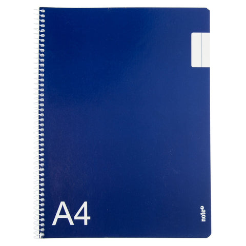 Caderno Espiral A4 Capa Azul Pautado Note!