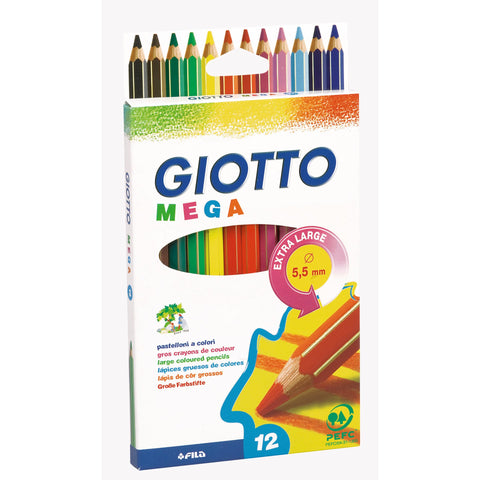 Lapis de Cor Mega 12 Unidades Giotto