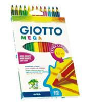 Lápis de Cor Mega 12 Unidades Giotto