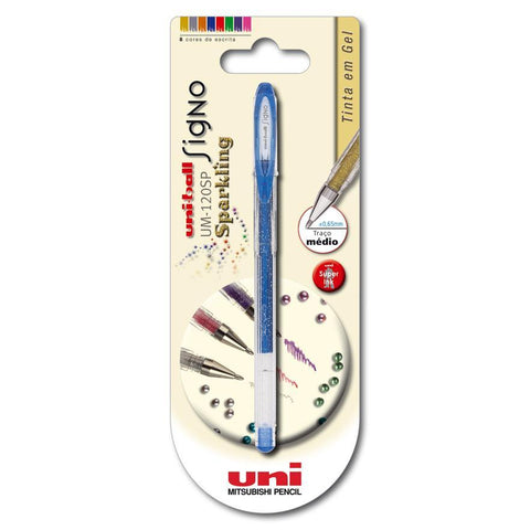 Esferográfica Signo Sparkling Roller Gel Brilhante (várias opões) Uni-ball