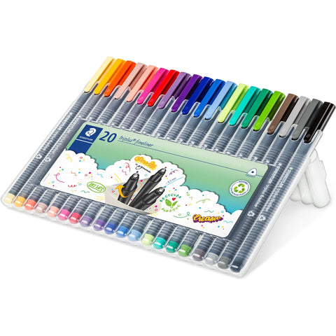 Marcadores Triplus Fineliner 0.3mm 20 Unidades Staedtler