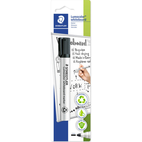 Marcador Quadro Branco Lumocolor Preto Staedtler