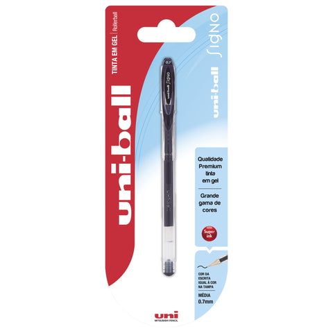 Esferográfica Signo Roller Gel Preta Uni-ball