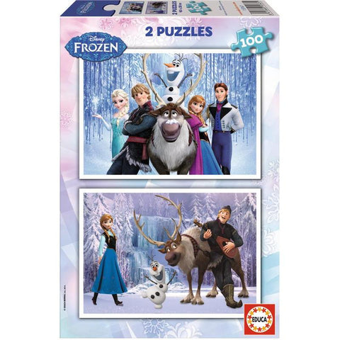 Puzzles Infantis 2X100Pcs Sortido