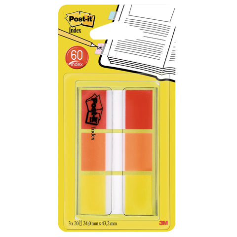 Sinalizadores Retangulares 24x43, 3x20 Unidades Post-it