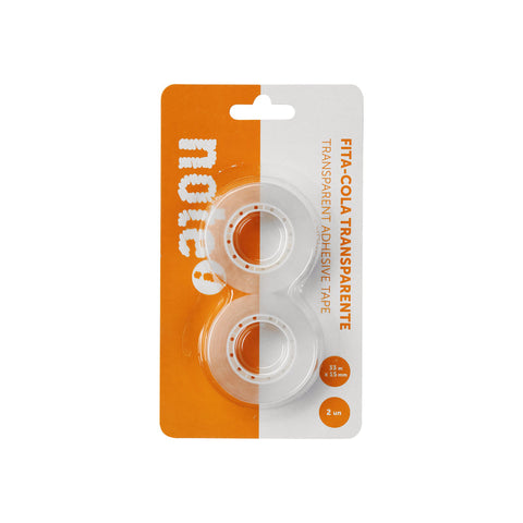 Fita Cola Transparente 33 x 15mm 2 unidades Note!