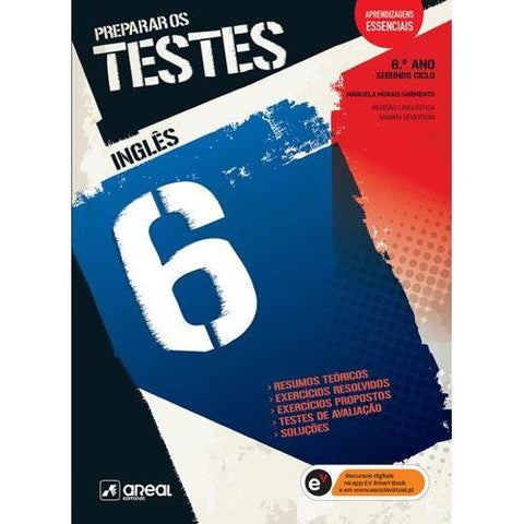 Livro - Preparar os Testes - Inglês - 6º Ano de Manuela Morais Sarmento (Português) de Manuela Morais Sarmento
