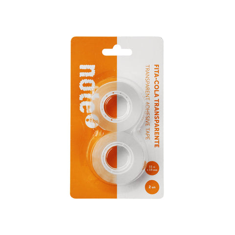 Fita Cola Transparente 19 x 33m 2 unidades Note!