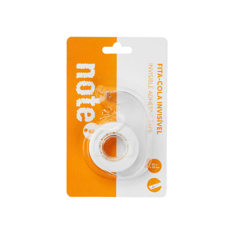 Fita Cola Transparente com Desenrolador 33m x 19mm Note!