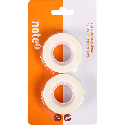 Fita Cola Invisível 19 x 33m 2 unidades Note!