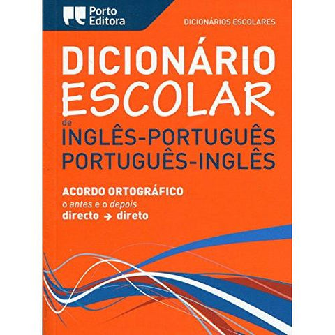 Livro - Dicionário Escolar de Inglês-Português / Português-Inglês 2ª Ciclo (Português)