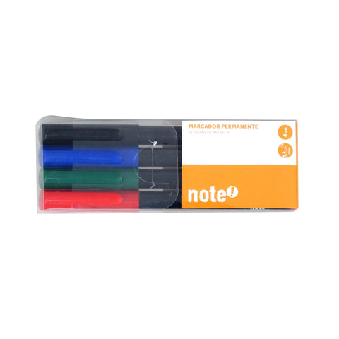 Marcador Permanente CD com 4 Cores Note!