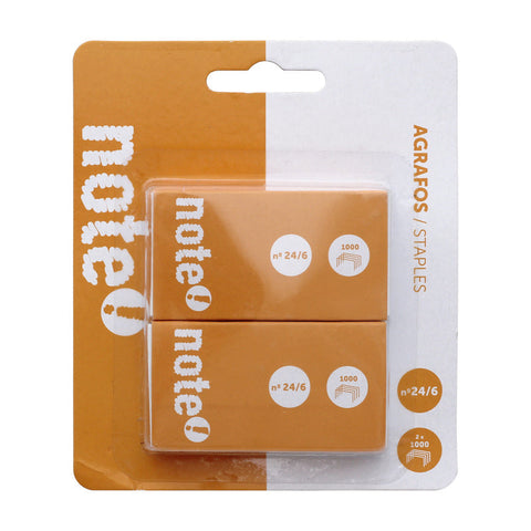 Agrafos 24/6 2x1000 unidades Note!