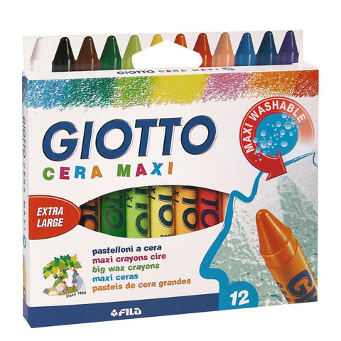 Lápis de Cera Maxi 12 Unidades Giotto