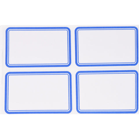 Etiquetas Adesivas 41 x 65mm Borda Azul 24 unidades Note!