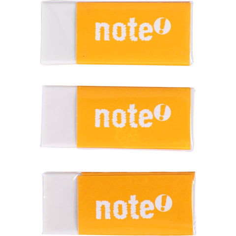 Borracha Mini Branca 3 unidades Note!