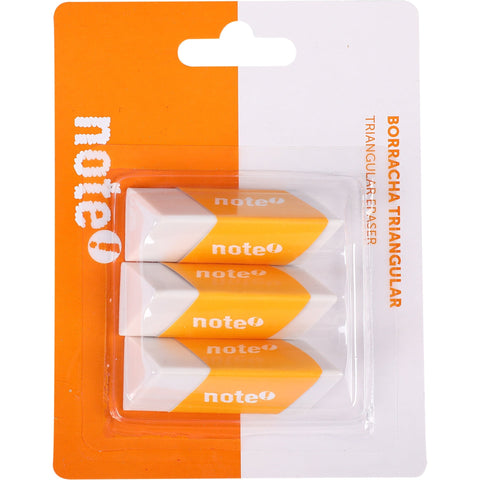 Borracha Triangular 3 unidades Note!