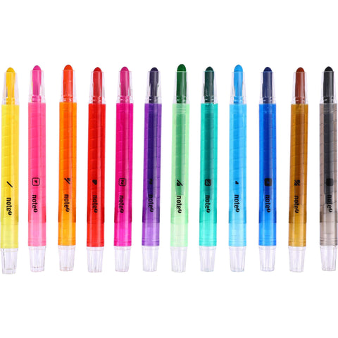 Lápis Cera Twist&Turn 12 unidades Note!