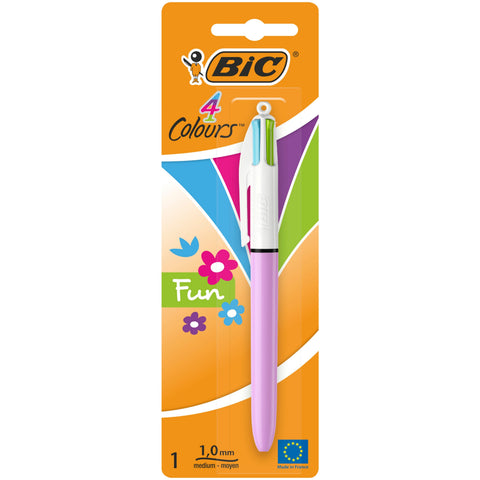 Esferográfica 4 Colours Fun Bic (várias opções)