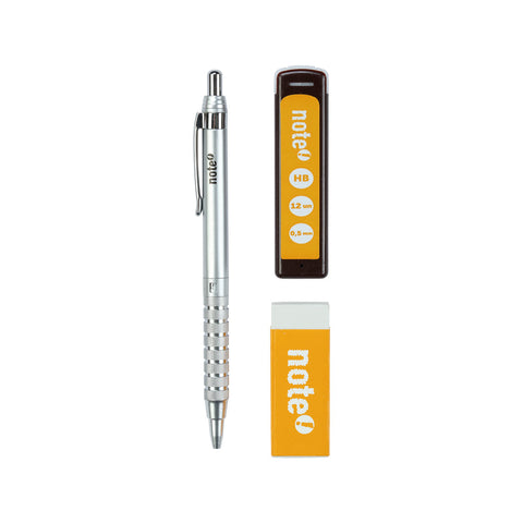 Lapiseira 0.5mm com 12 Minas HB e Borracha