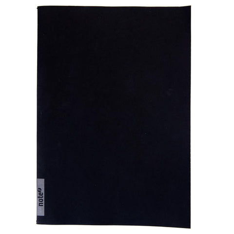 Caderno Agrafado A4 Capa Preta Quadriculado Note!