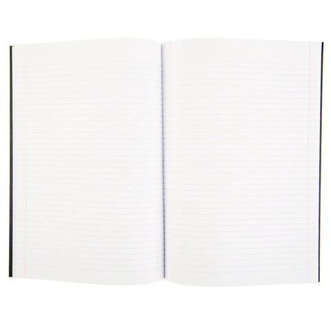 Caderno Agrafado A5 Capa Preta 80 Folhas Pautado Note!