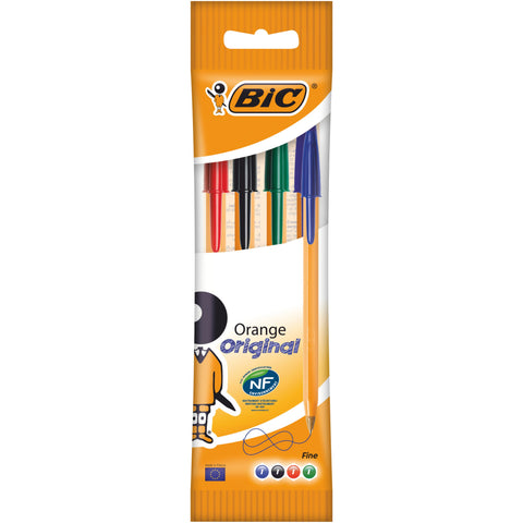 Esferográfica Orange Original 4 Cores Bic