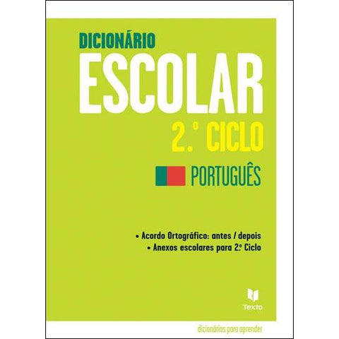 Dicionário Escolar - 2.º Ciclo Português