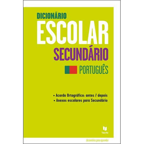 Dicionário Ensino Secundário Português