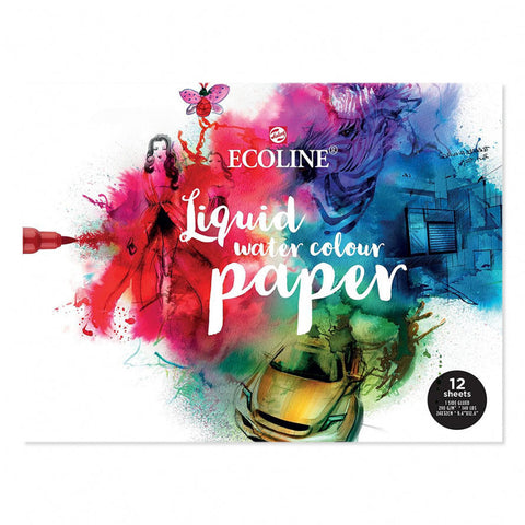Bloco de Papel Aguarela Ecoline