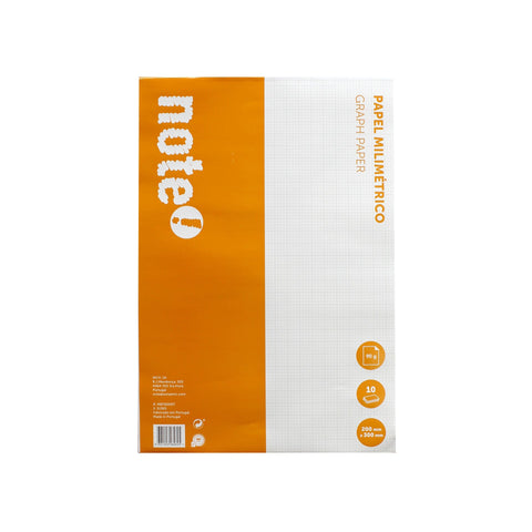 Bloco Papel Milimétrico A4 10 Folhas Note!