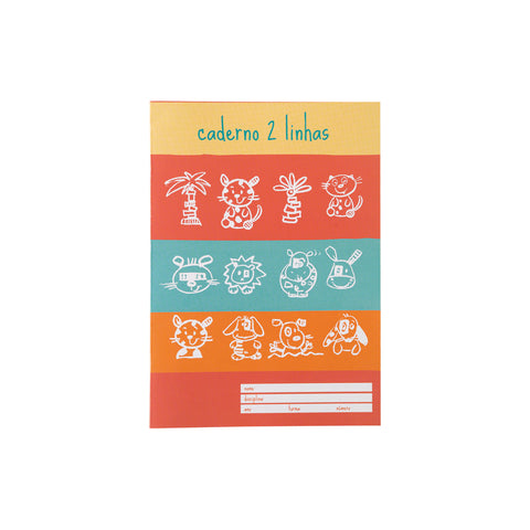 Caderno Agrafado 2 Linhas A5 Pautado Note!