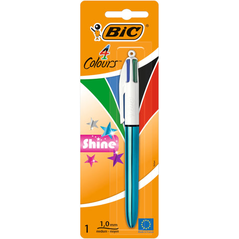 Esferográfica Com 4 Cores Shine Bic